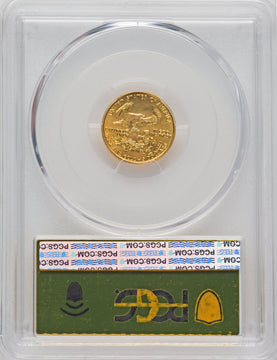 1993 $5 Tenth-Ounce Gold Eagle PCGS MS70