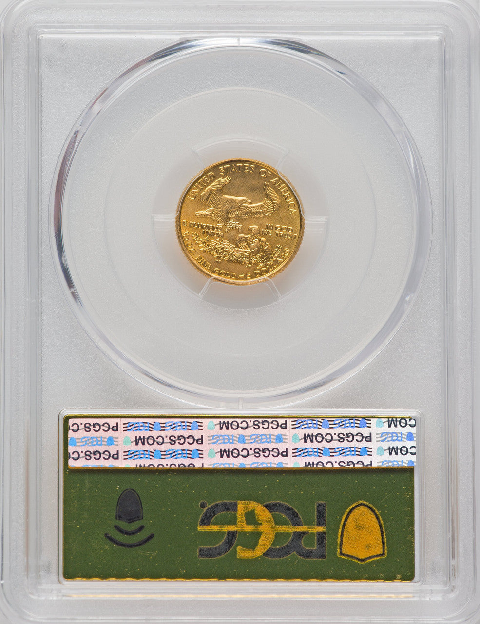 1993 $5 Tenth-Ounce Gold Eagle PCGS MS70