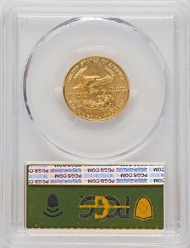 2005 $10 Quarter-Ounce Eagle PCGS MS70