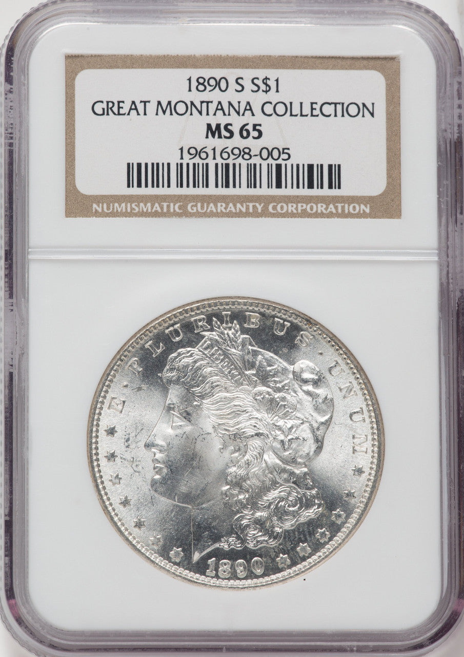 1890-S $1 Morgan Dollar NGC MS65