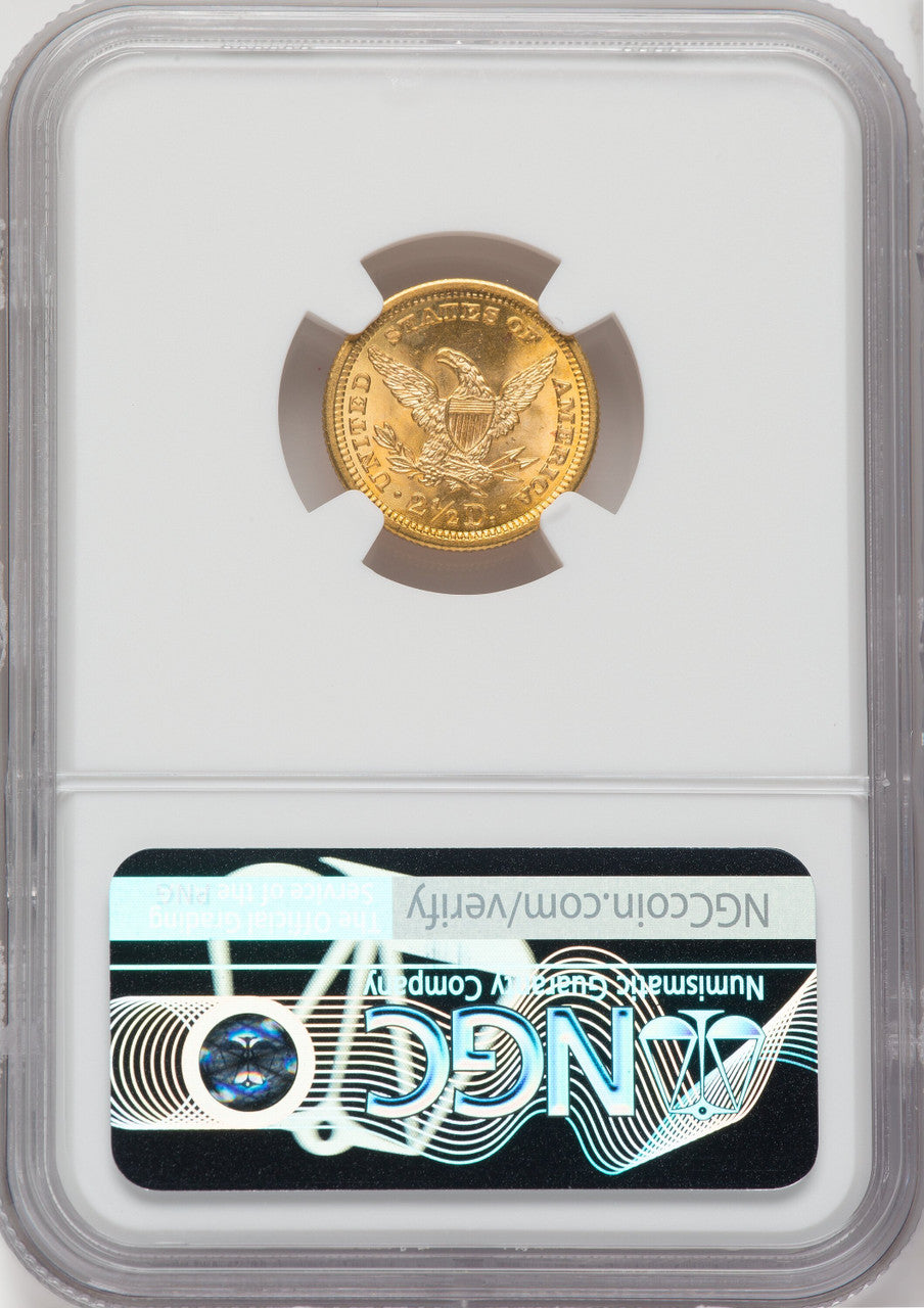 1906 $2.50 Liberty Quarter Eagle NGC MS66