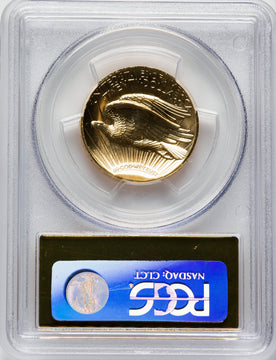 2009 $20 One-Ounce Gold Ultra High Relief Twenty Dollar MS PCGS MS70