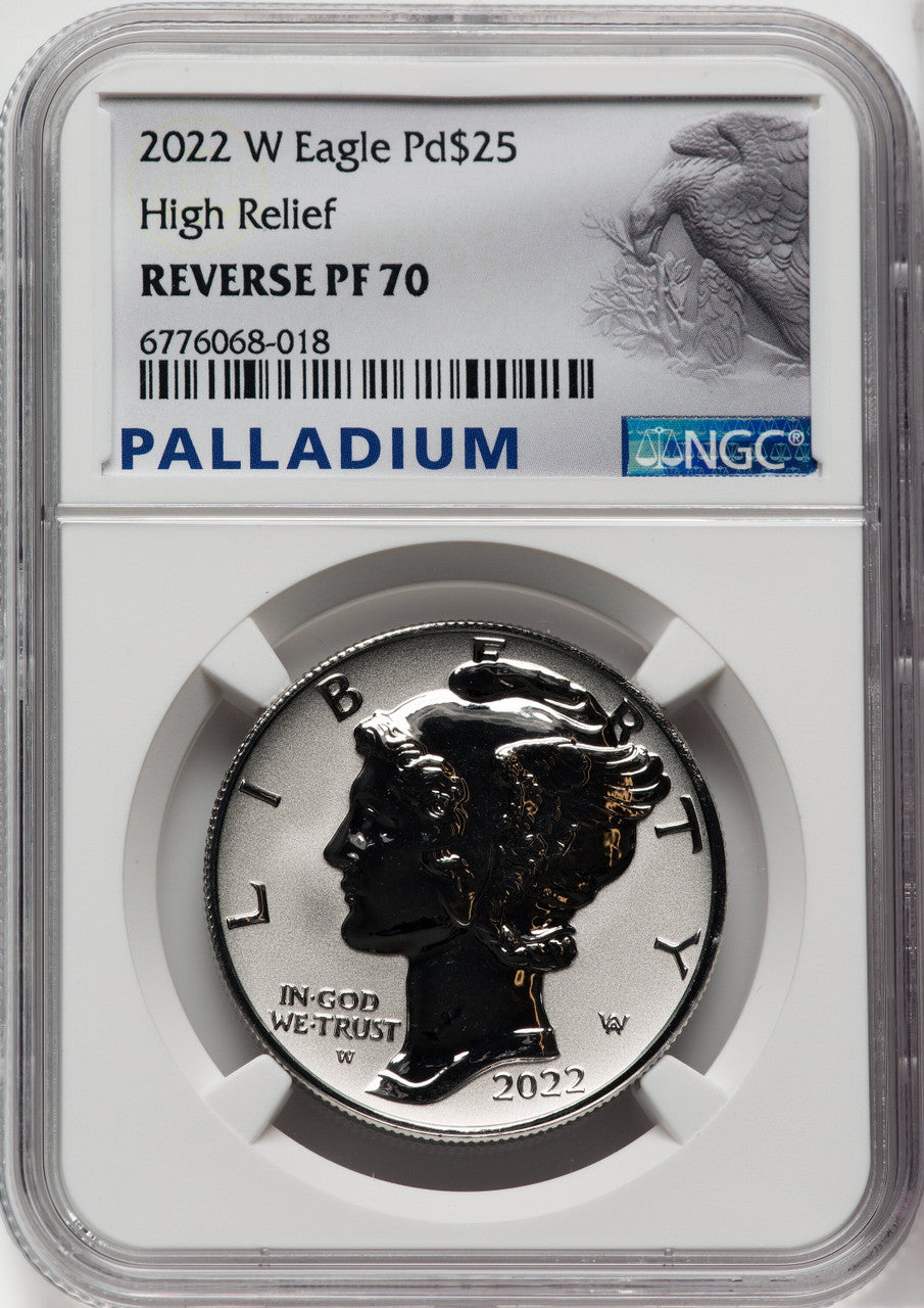 2022-W $25 Palladium Reverse Proof NGC PF70 (760124010)