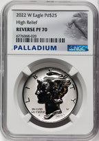 2022-W $25 Palladium Reverse Proof NGC PF70