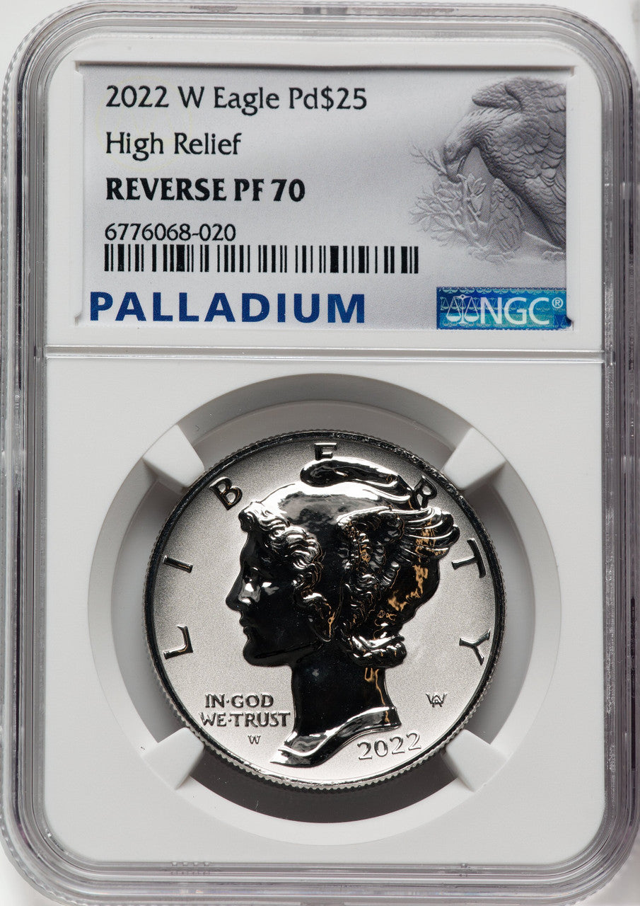 2022-W $25 Palladium Reverse Proof NGC PF70