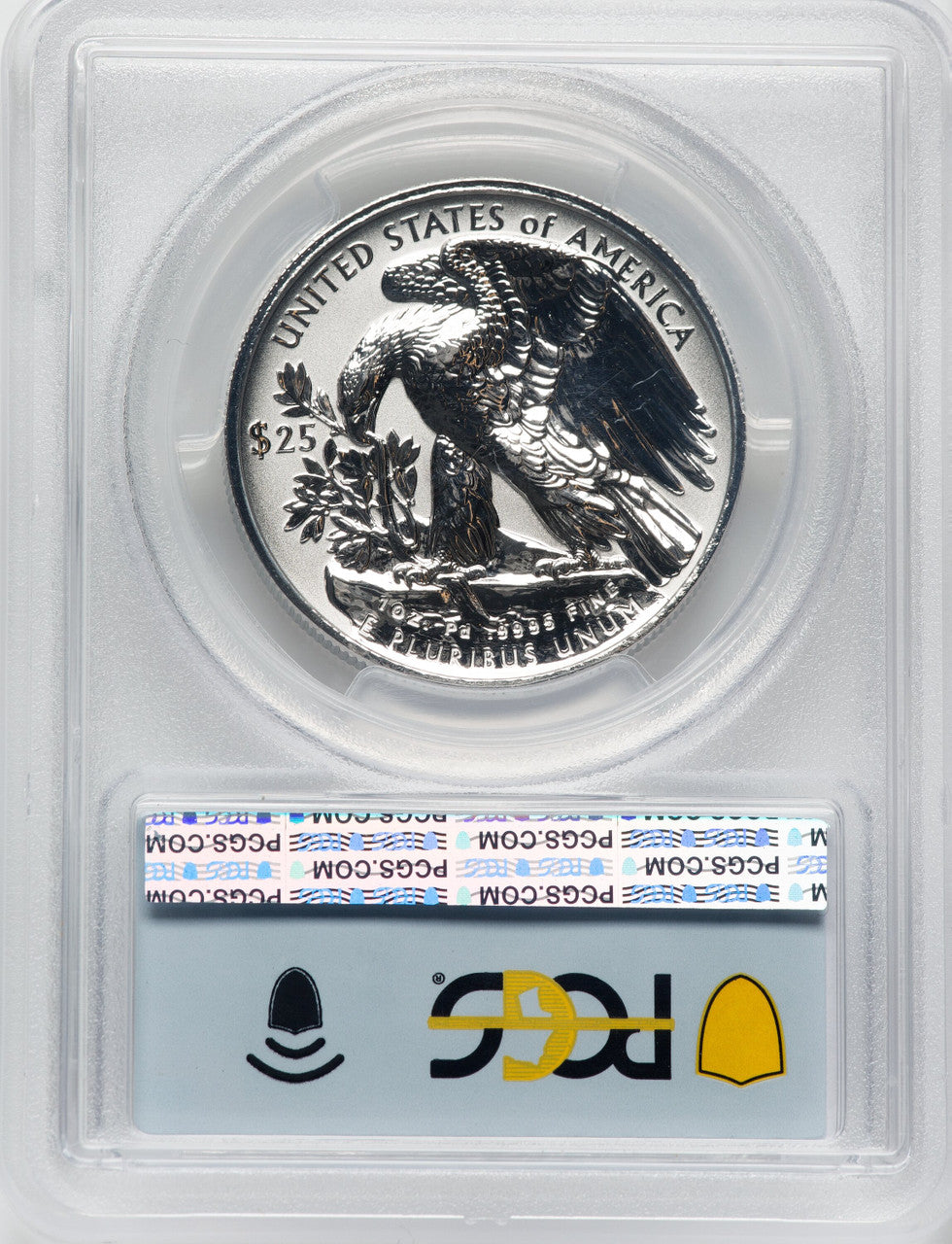 2022-W $25 Palladium Eagle Reverse Proof First Day of Issue PCGS PR70