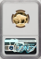 2008-W $10 Quarter-Ounce Gold Buffalo NGC PF70 Mike Castle Signed