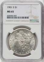 1901-S $1 Morgan Dollar NGC MS65