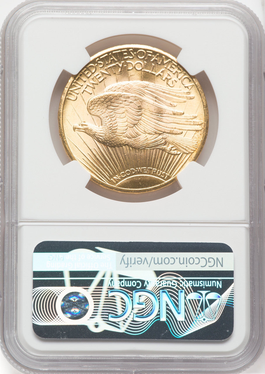 1928 $20 NGC Plus Saint-Gaudens Double Eagle NGC MS65+