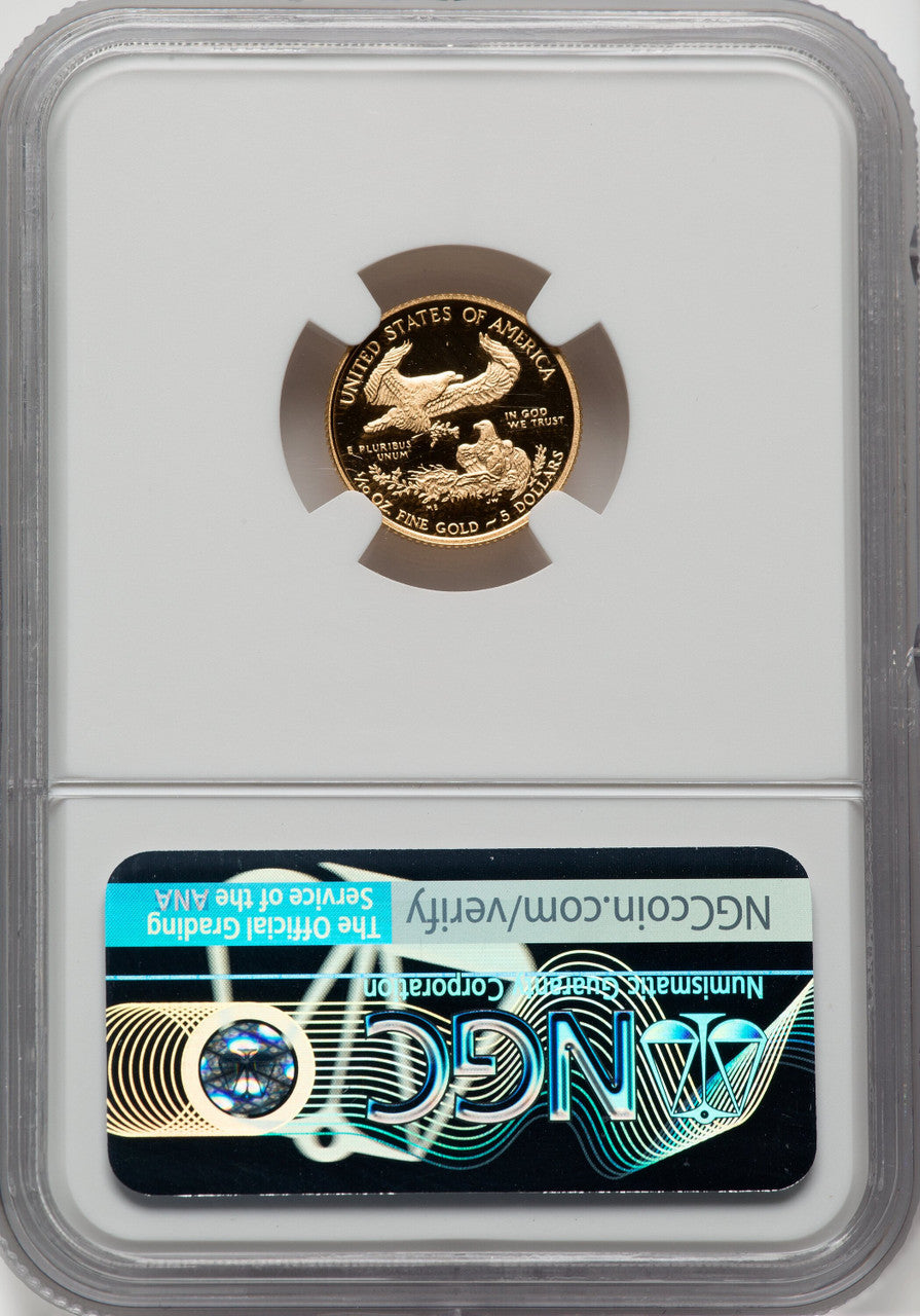 2016-W $5 Tenth-Ounce Gold Eagle 30th Anniversary NGC PF70
