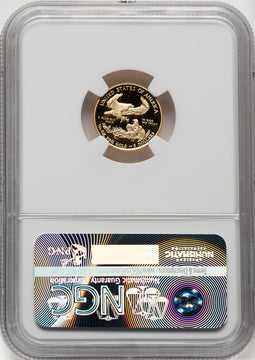 2016-W $5 Tenth-Ounce Gold Eagle 30th Anniversary First Strike NGC PF70