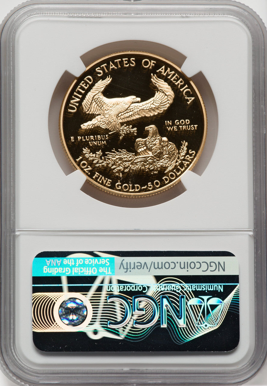 2003-W $50 One-Ounce Gold Eagle NGC PF70