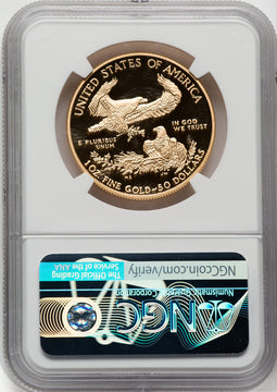 2016-W $50 One-Ounce Gold Eagle 30th Anniversary NGC PF70