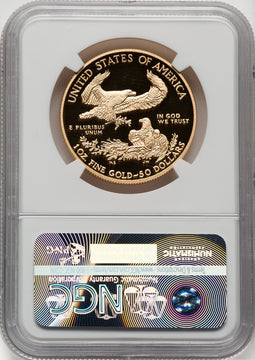 2016-W $50 One-Ounce Gold Eagle 30th Anniversary First Strike NGC PF70