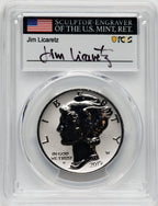 2019-W $25 Palladium Reverse Proof First Day of Issue PCGS PR70 Jim Licaretz
