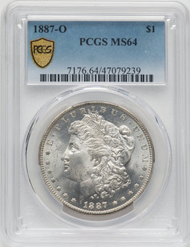 1887-O $1 Morgan Dollar PCGS MS64
