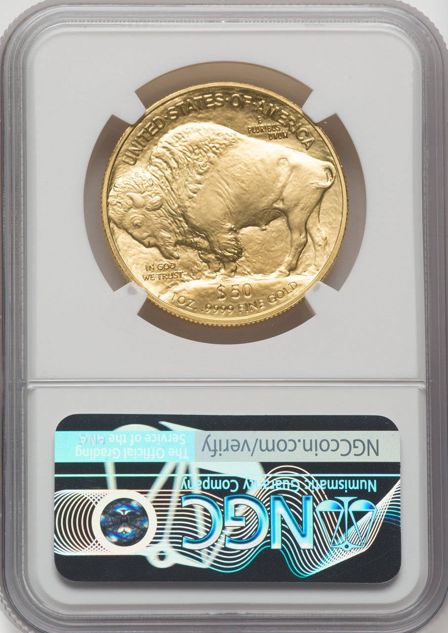 2023 $50 One-Ounce Gold Buffalo NGC MS70 Reagan Legacy Series