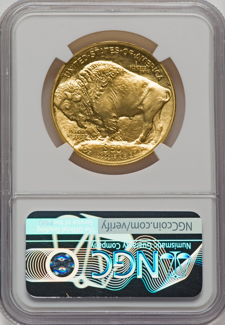 2023 $50 One-Ounce Gold Buffalo NGC MS70 Red Book