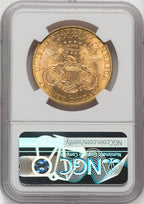 1907-D $20 Liberty Double Eagle NGC MS65+