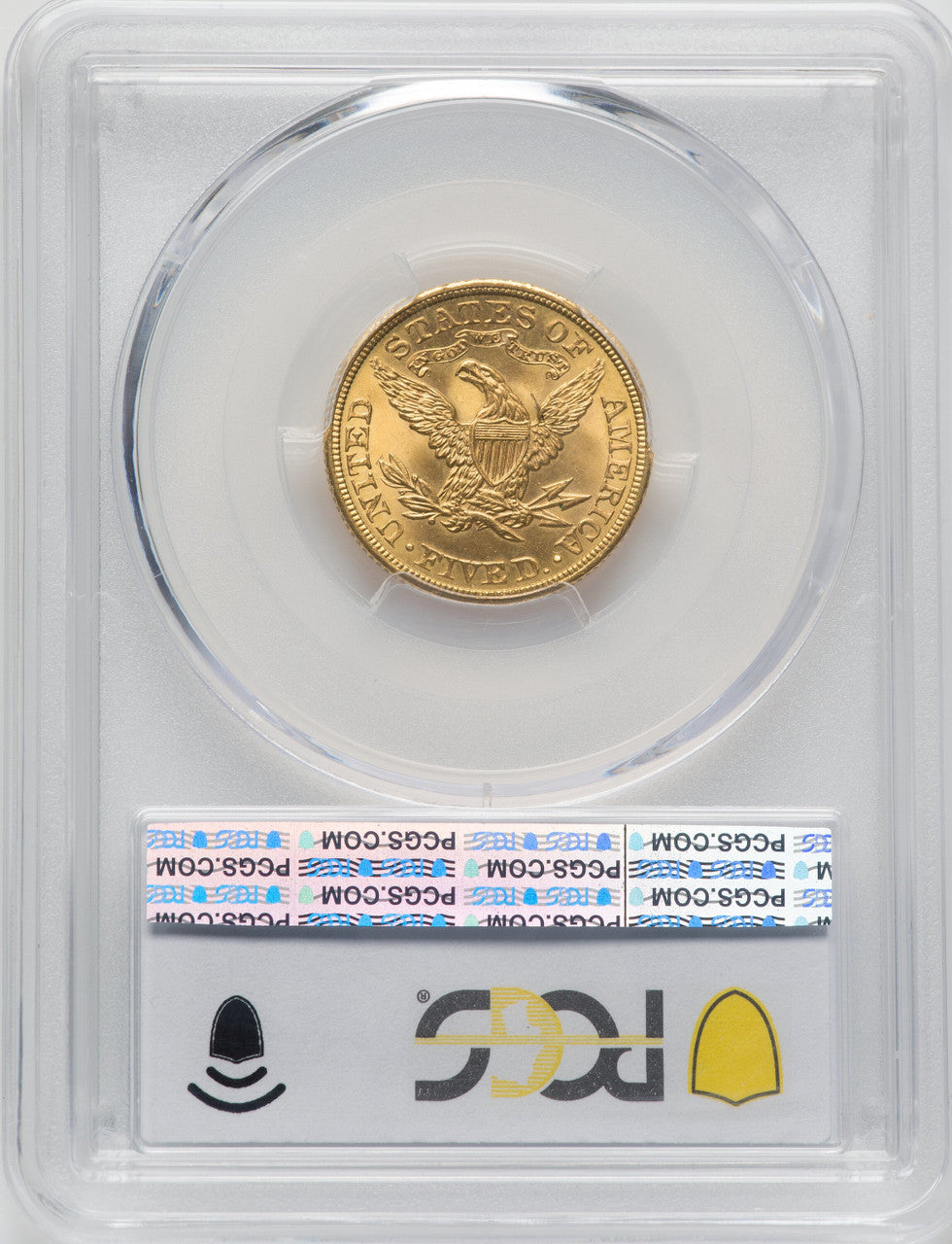 1907 $5 Liberty Half Eagle PCGS MS66