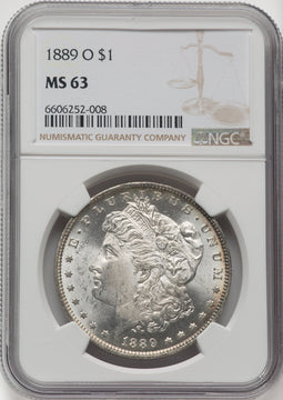 1889-O $1 Morgan Dollar NGC MS63