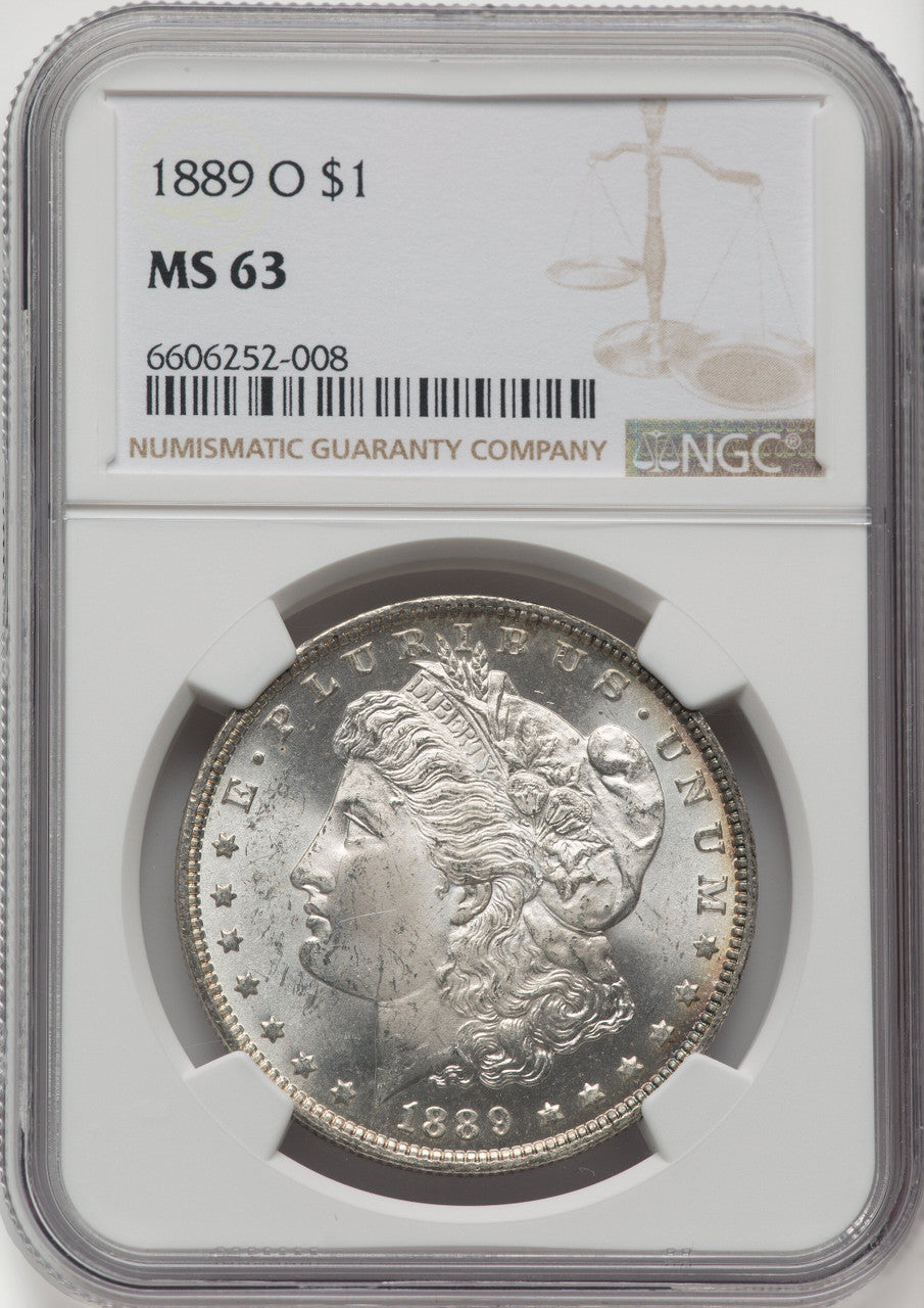 1889-O $1 Morgan Dollar NGC MS63