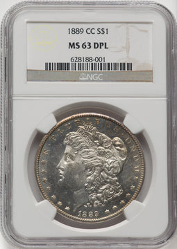 1889-CC $1 DM Morgan Dollar NGC MS63