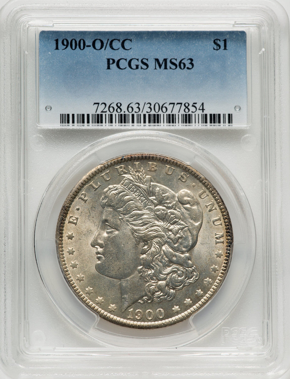 1900-O/CC $1 Morgan Dollar PCGS MS63