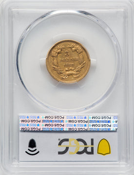 1868 $3 Three Dollar Gold Pieces PCGS XF45
