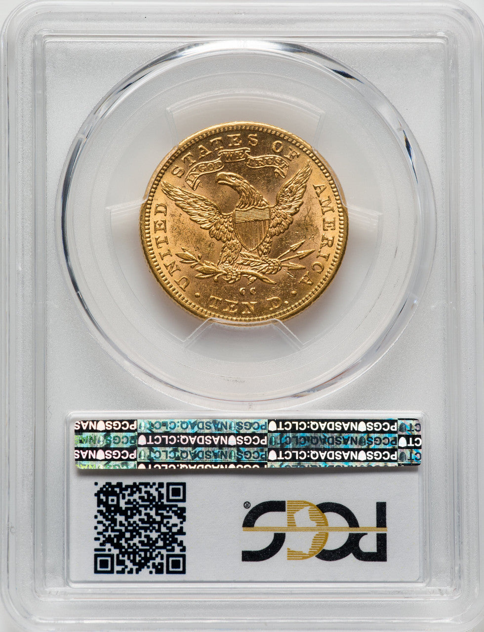 1890-CC $10 Liberty Eagle PCGS MS62