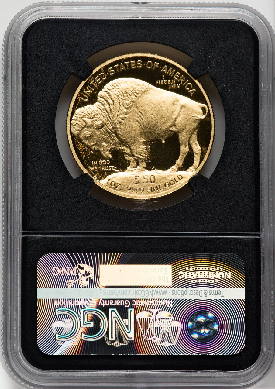 2017-W G$50 Buffalo First Day of Issue NGC PF70