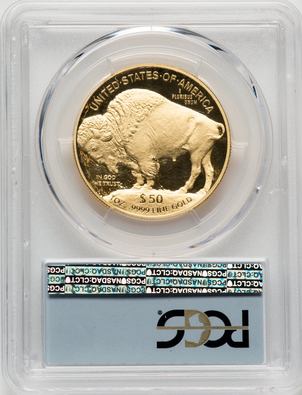 2016-W $50 One-Ounce Gold Buffalo 10th Anniversary PCGS PR70