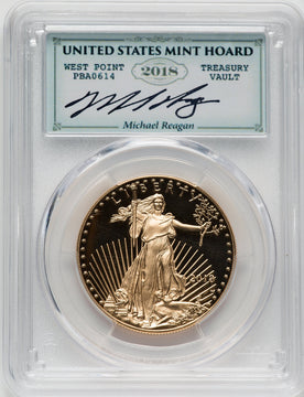 2018-W $50 One Ounce Gold Eagle PCGS PR70
