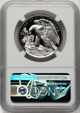 2018-W $25 Palladium First Strike Mercanti Signature NGC PF70 (760684003)
