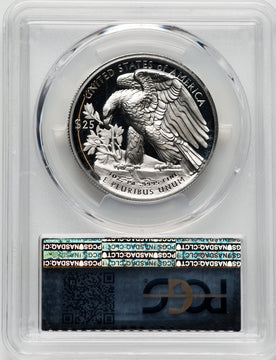 2018-W $25 Palladium First Strike 1 of 500 Silver Foil PCGS PR70