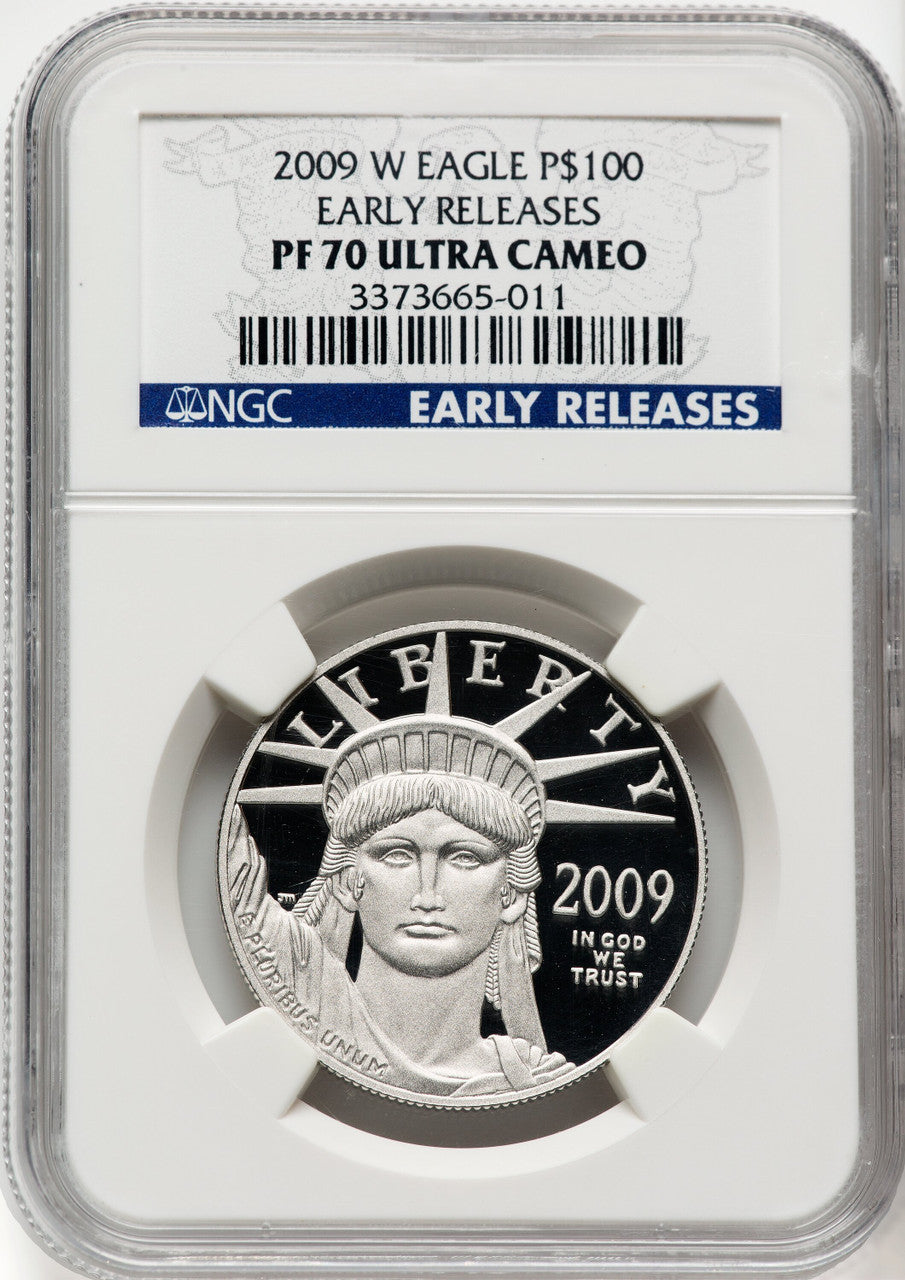 2009-W $100 One-Ounce Platinum Eagle First Strike DC NGC PF70