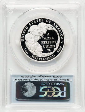 2009-W $100 One-Ounce Platinum Eagle First Strike DC PCGS PR70