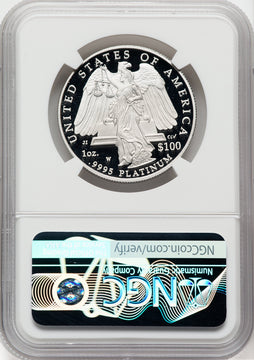 2008-W $100 One-Ounce Platinum Eagle Statue of Liberty DC NGC PF70