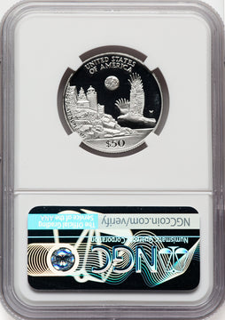 1998-W $50 Half-Ounce Platinum Eagle DC NGC PF70