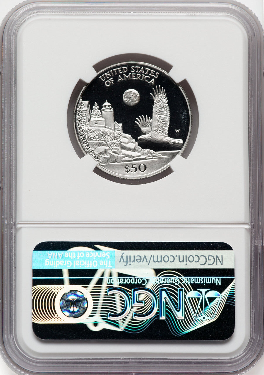 1998-W $50 Half-Ounce Platinum Eagle DC NGC PF70