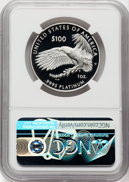 2020-W $100 One Ounce Platinum Eagle Happiness PRDC NGC PF70