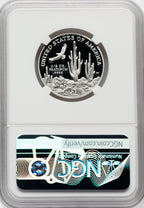 2001-W $50 Half-Ounce Platinum Eagle Mike Castle Signature NGC PF70