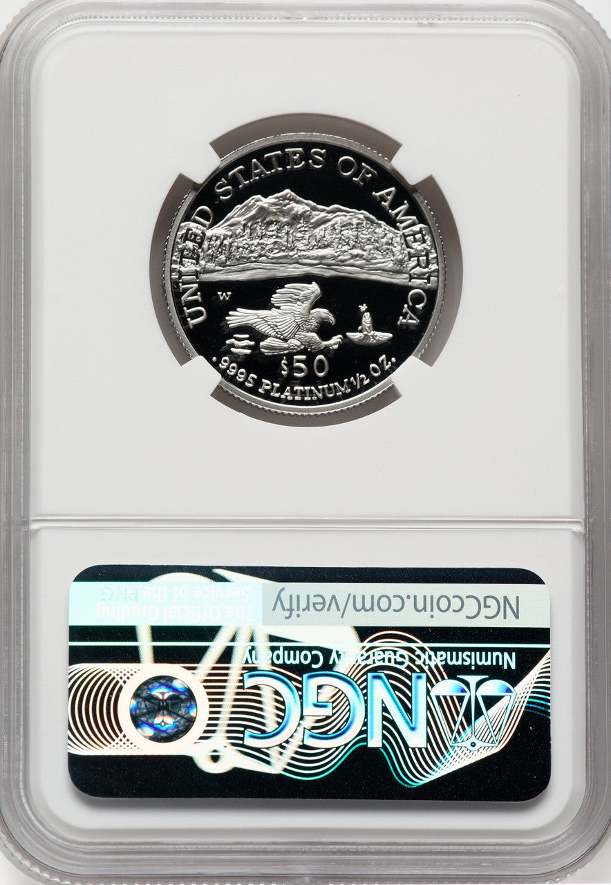 2002-W $50 Half-Ounce Platinum Eagle DC NGC PF70