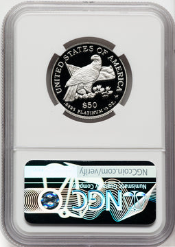2003-W $50 Half-Ounce Platinum Eagle DC NGC PF70