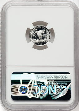 1999-W $10 Tenth-Ounce Platinum DC NGC PF70