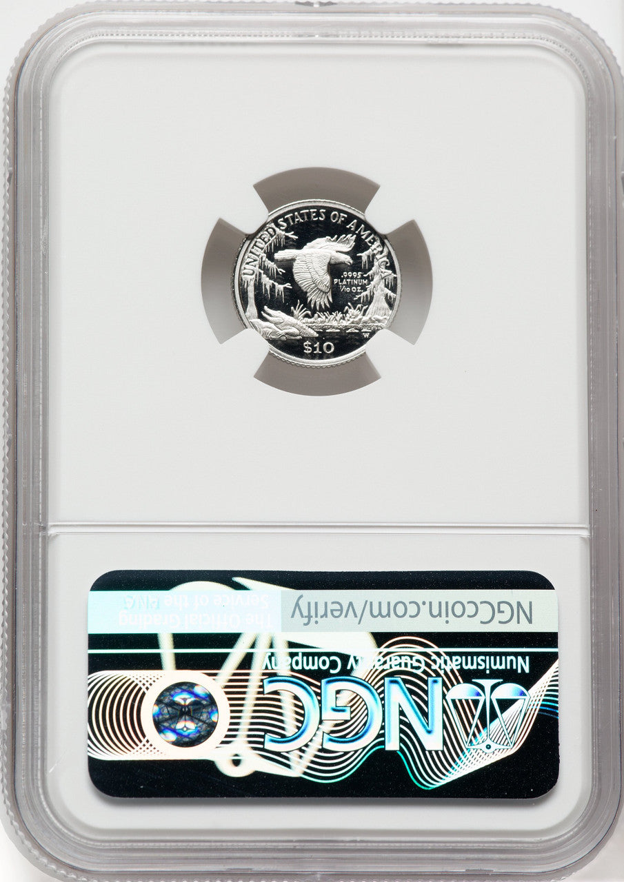1999-W $10 Tenth-Ounce Platinum DC NGC PF70