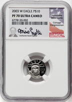 2003-W $10 Tenth-Ounce Platinum DC NGC PF70