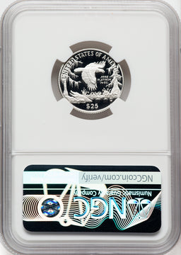 1999-W $25 Quarter-Ounce Platinum Eagle Statue of Liberty DC NGC PF70
