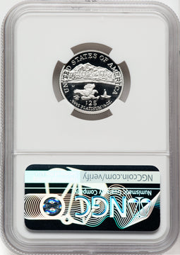 2002-W $25 Quarter-Ounce Platinum Eagle Statue of Liberty DC NGC PF70