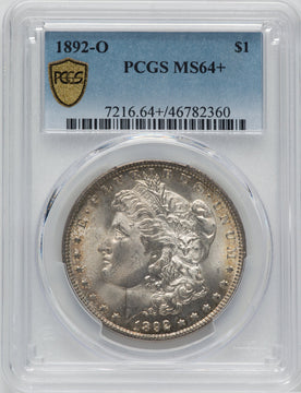 1892-O $1 Morgan Dollar PCGS MS64+